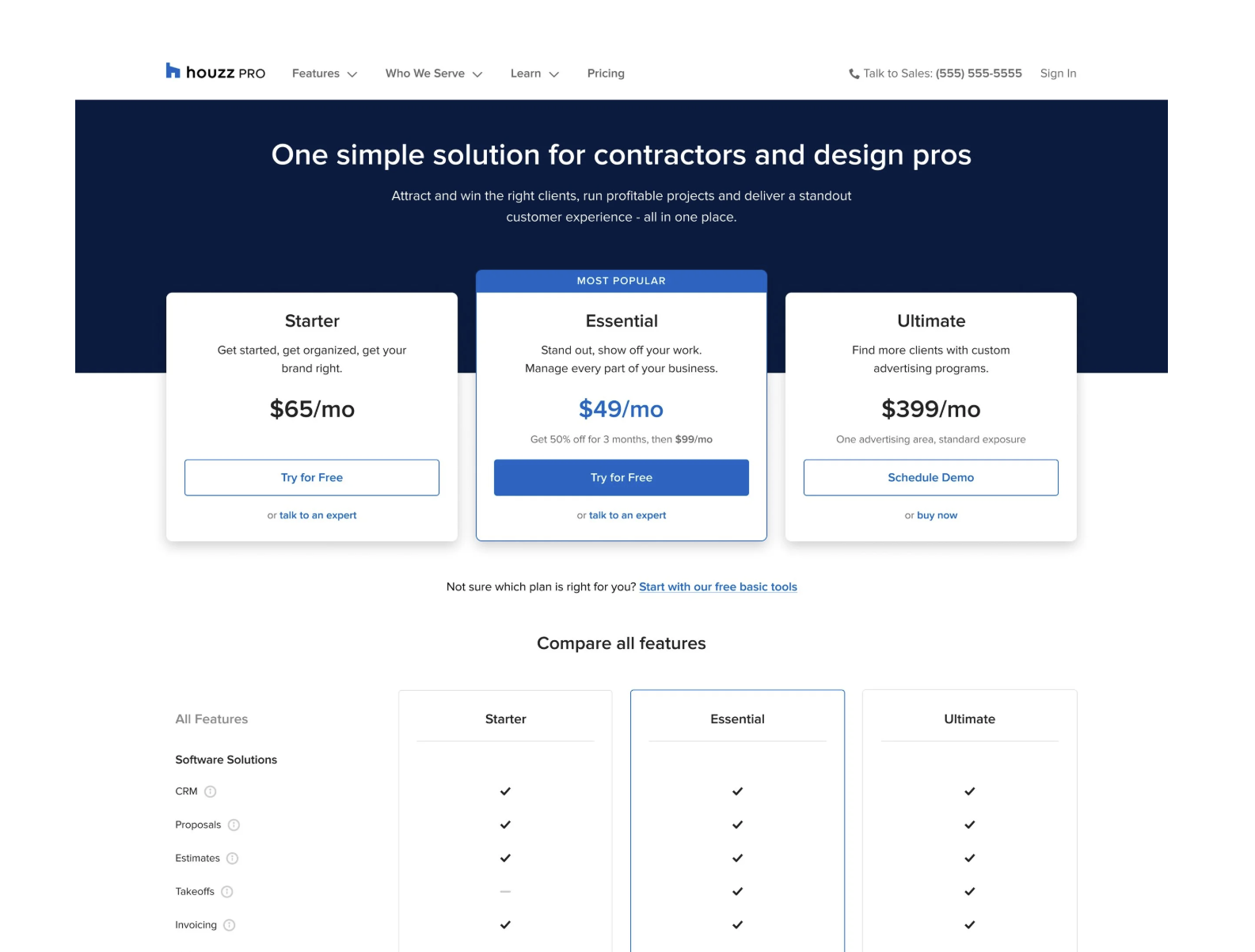 Houzz Pro Subscriptions