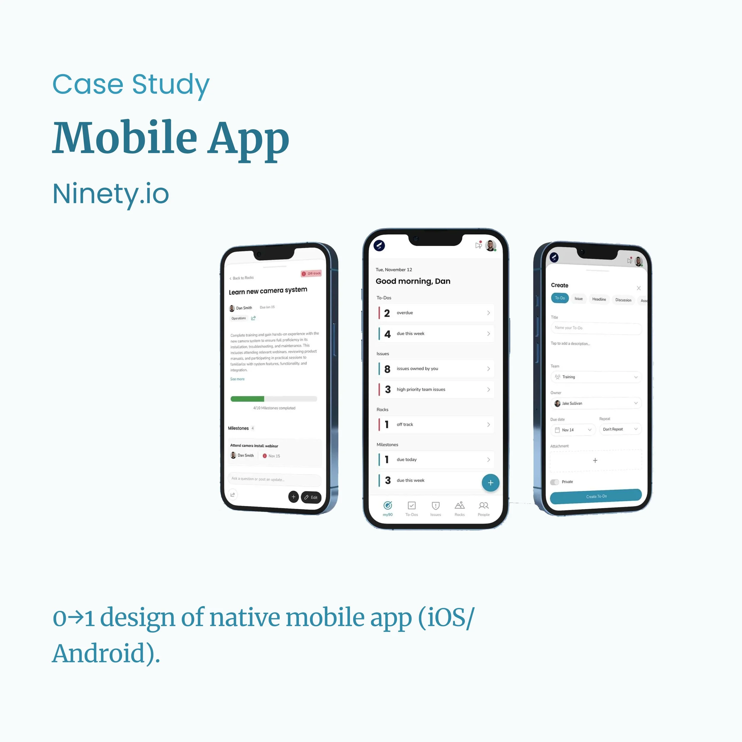 Ninety Mobile App