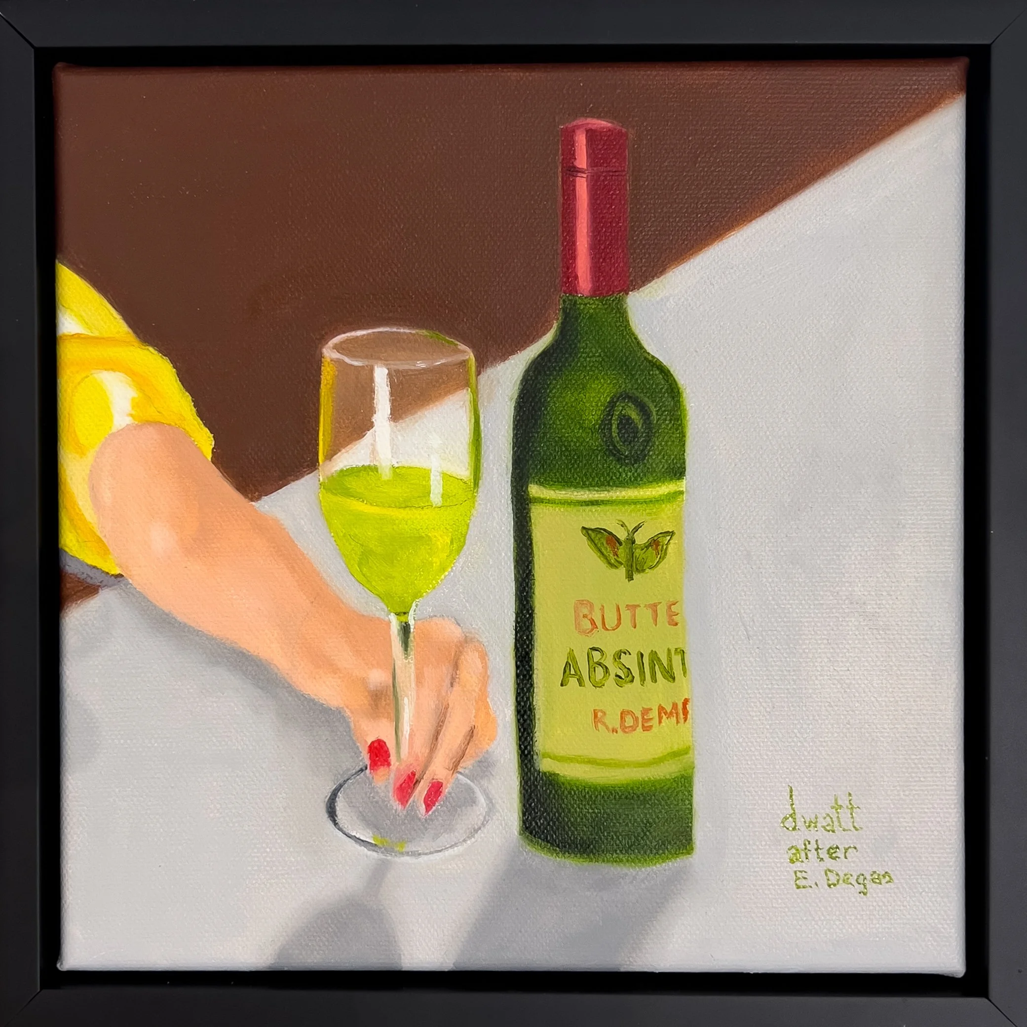 L-Absinthe after E. Degas
