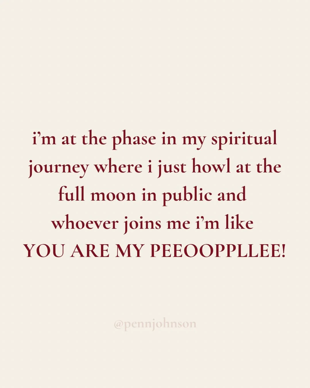 full moon, full send 🍑🌕🫠

you&rsquo;ve done the retreats. 
daily breathwork for 3 years.

and more whitewashed cacao ceremonies than a transformational festival.

you even went to the workshops that almost got there and you took NOTES on that sh*t