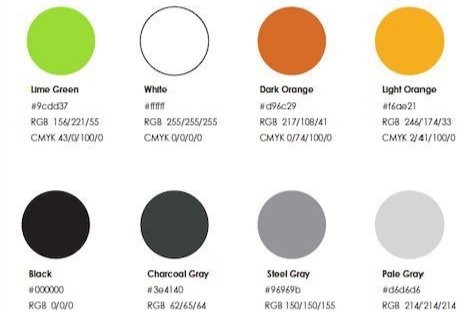 Branding colors