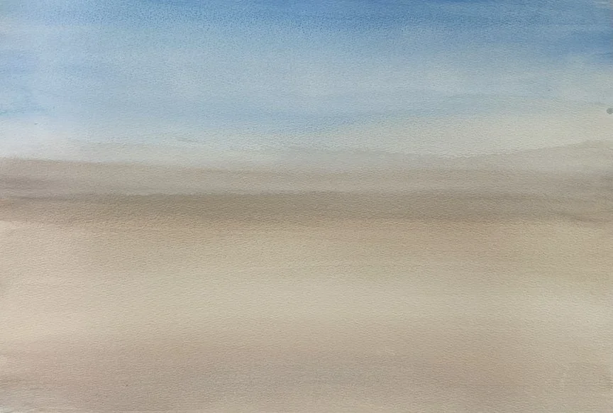"Sand and Sea" - Unframed