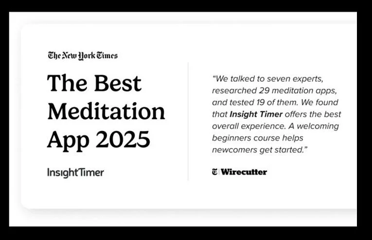 Congrats @insighttimer for being awarded the @nytimes best meditation app where I&rsquo;ve been a teacher for many years. Since then I&rsquo;ve received an overwhelming amount of positive reviews and donations from the community. I&rsquo;m so happy t