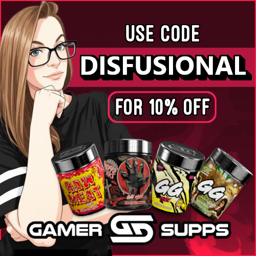 Disfusional Studios is PARTNERED with GamerSupps. Friends can use code DISFUSIONAL to save 10%+ on their next purchase of Waifu shakers and/or Energy Drinks! (No Chalky Aftertaste — KETO FRIENDLY & low-carb less than 1 calorie per serving, healthier,