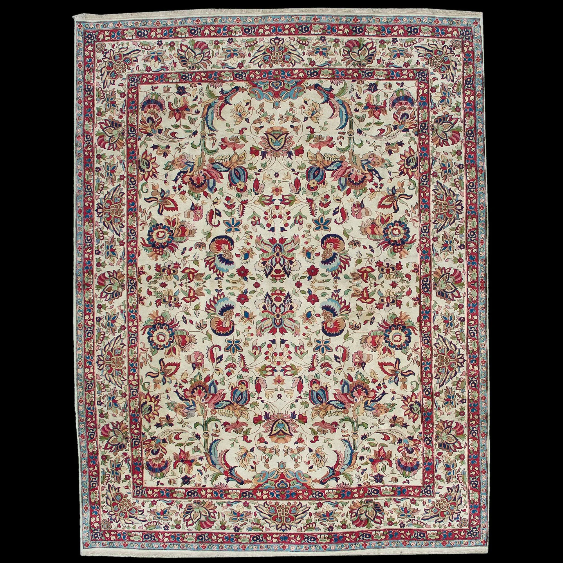 Indo-Persian Tabriz Carpet