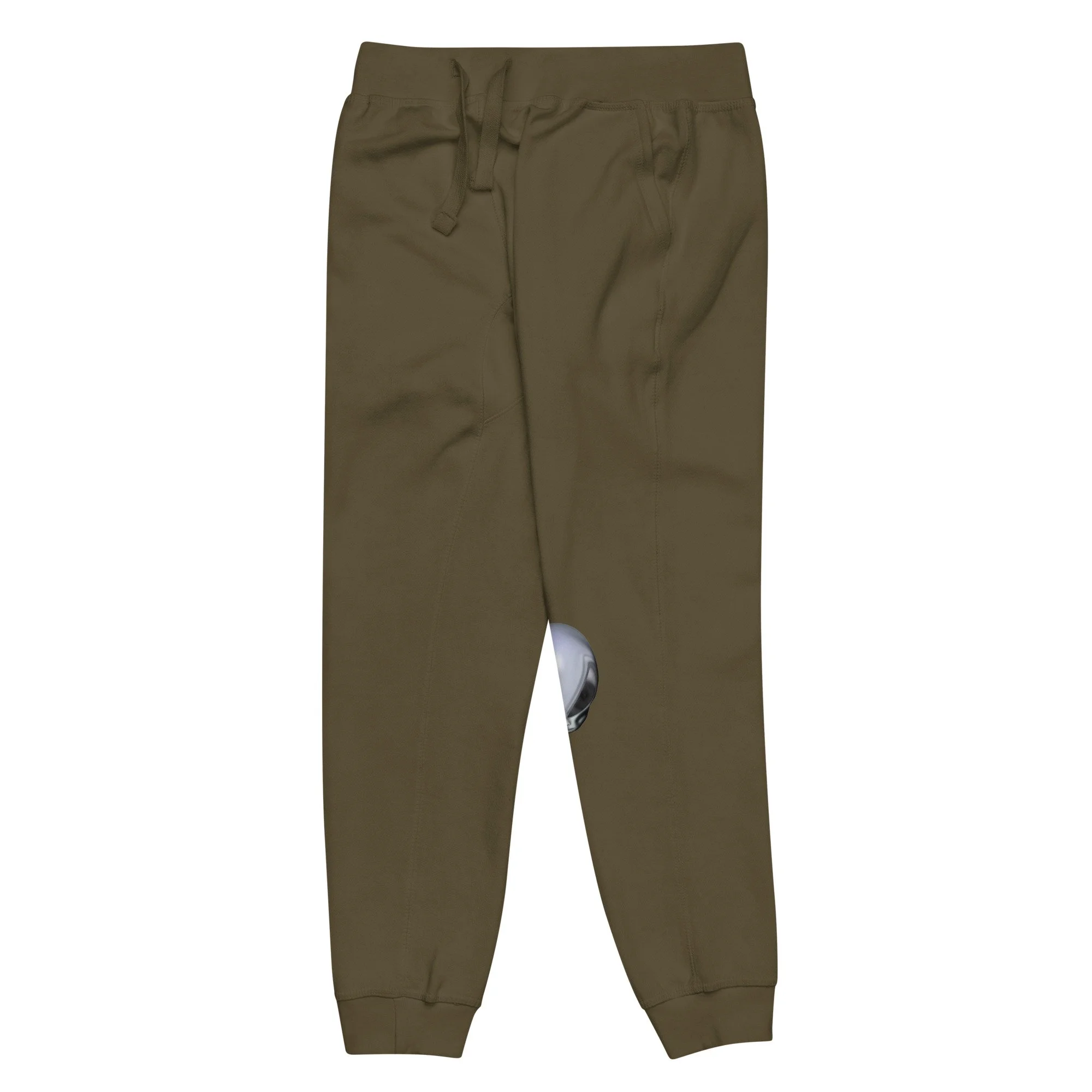 unisex-fleece-sweatpants-military-green-front-left-63a20a2f3803f.jpg