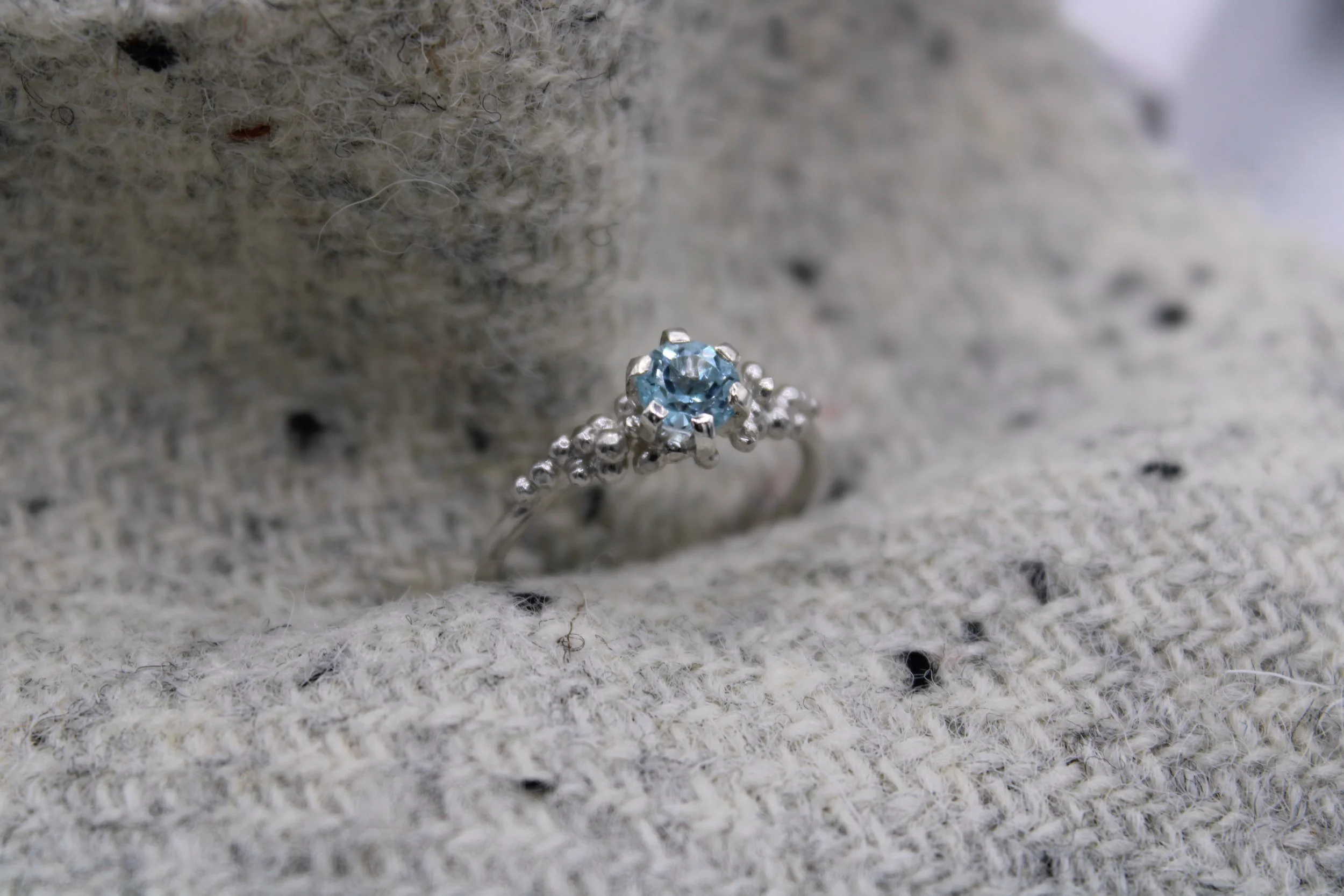 Sky Blue Mermaid Ring