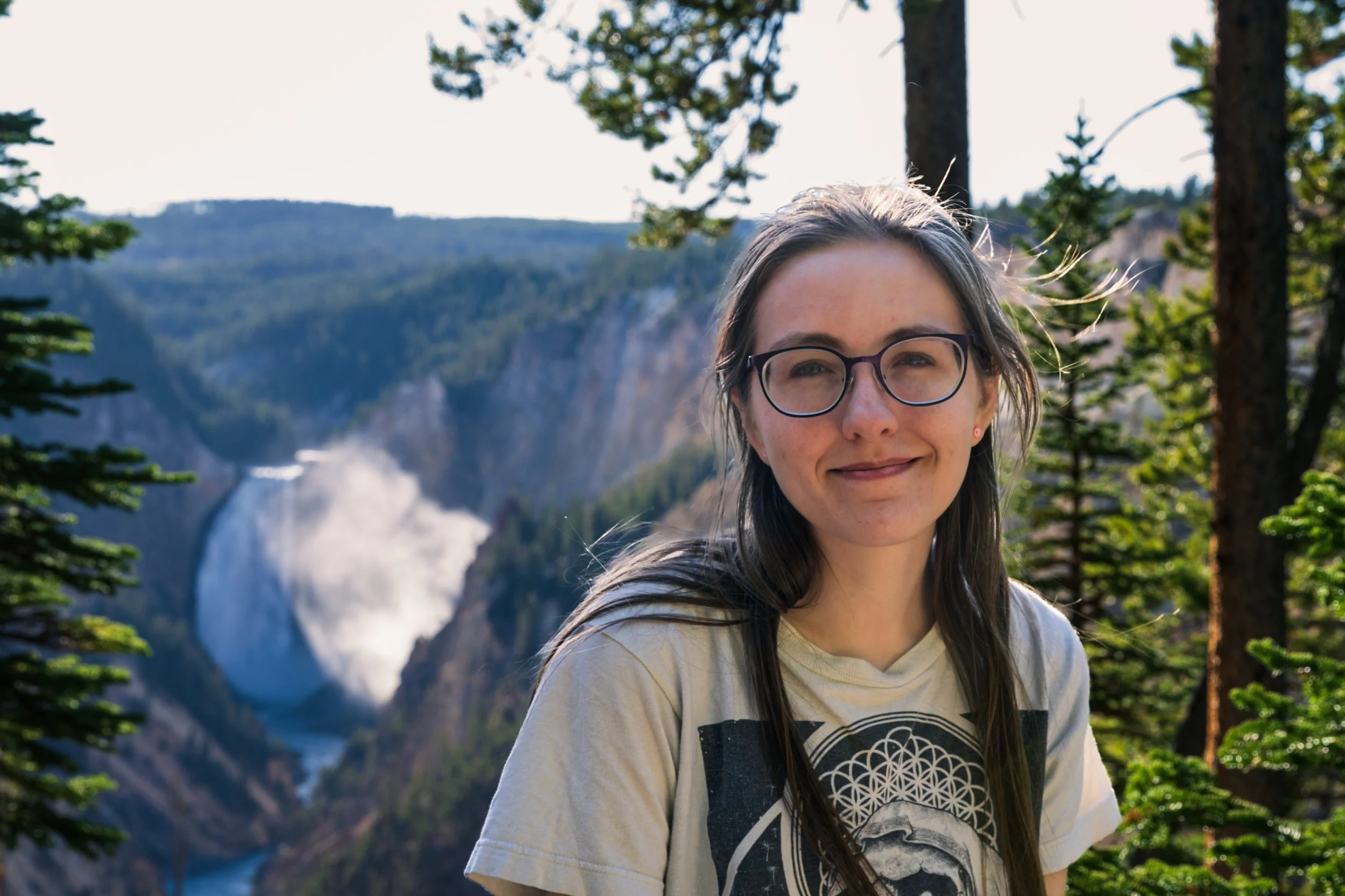 Kat at Artists Point