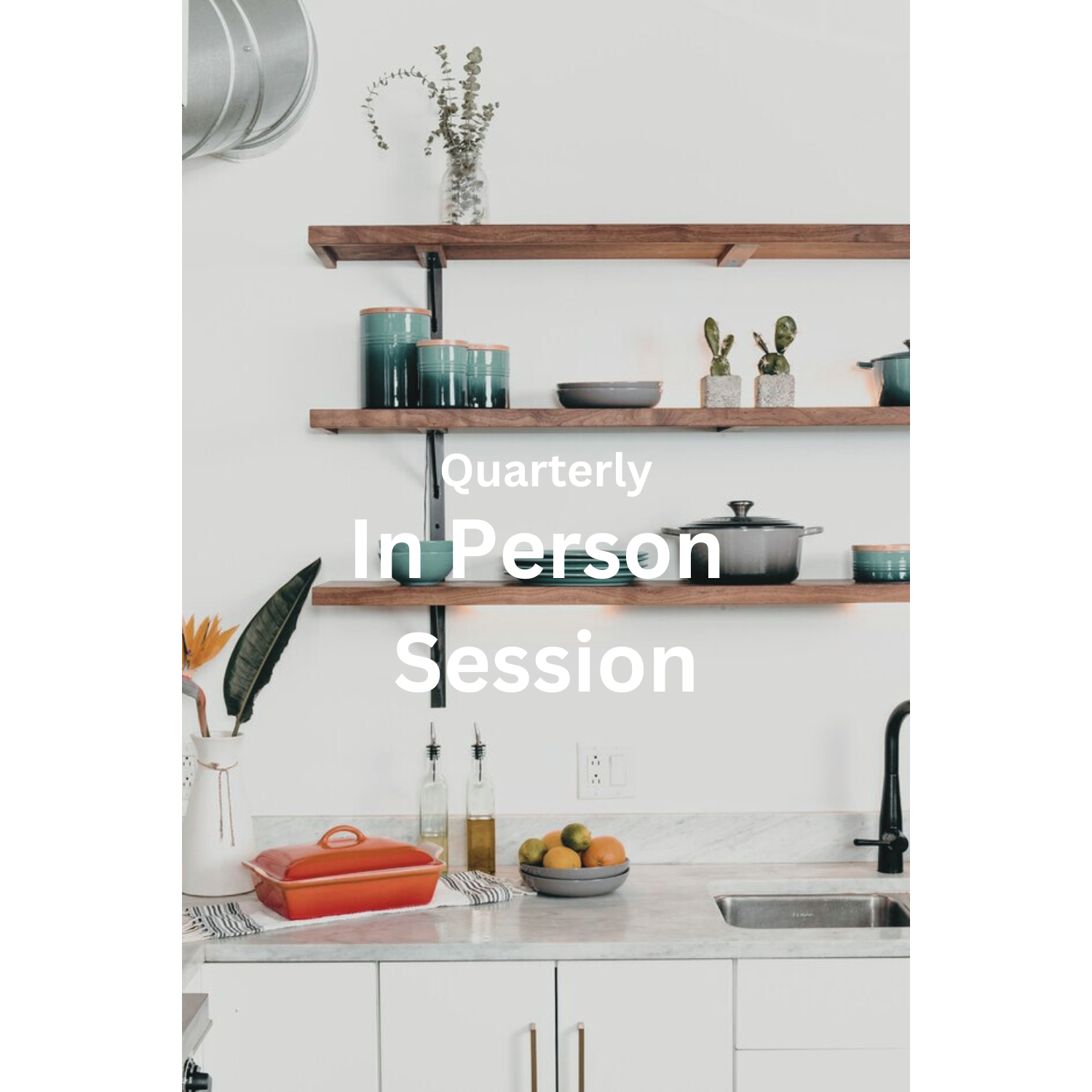 The Quarterly Refresh is great for clients who want seasonal updates or a thorough check-in every few months. It’s designed to handle the larger shifts in how you use your space throughout the year, like reorganizing after seasonal changes or special