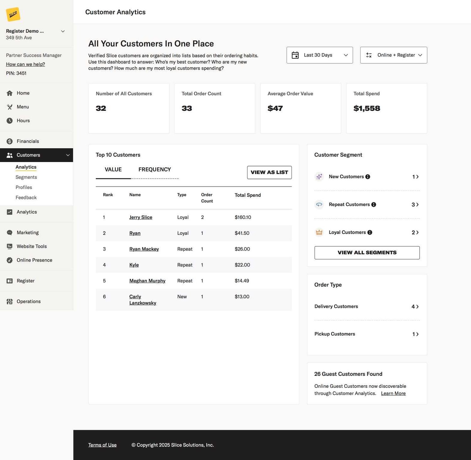 Slice App Inform Customers - Slice - Built To Run And Grow Pizzerias