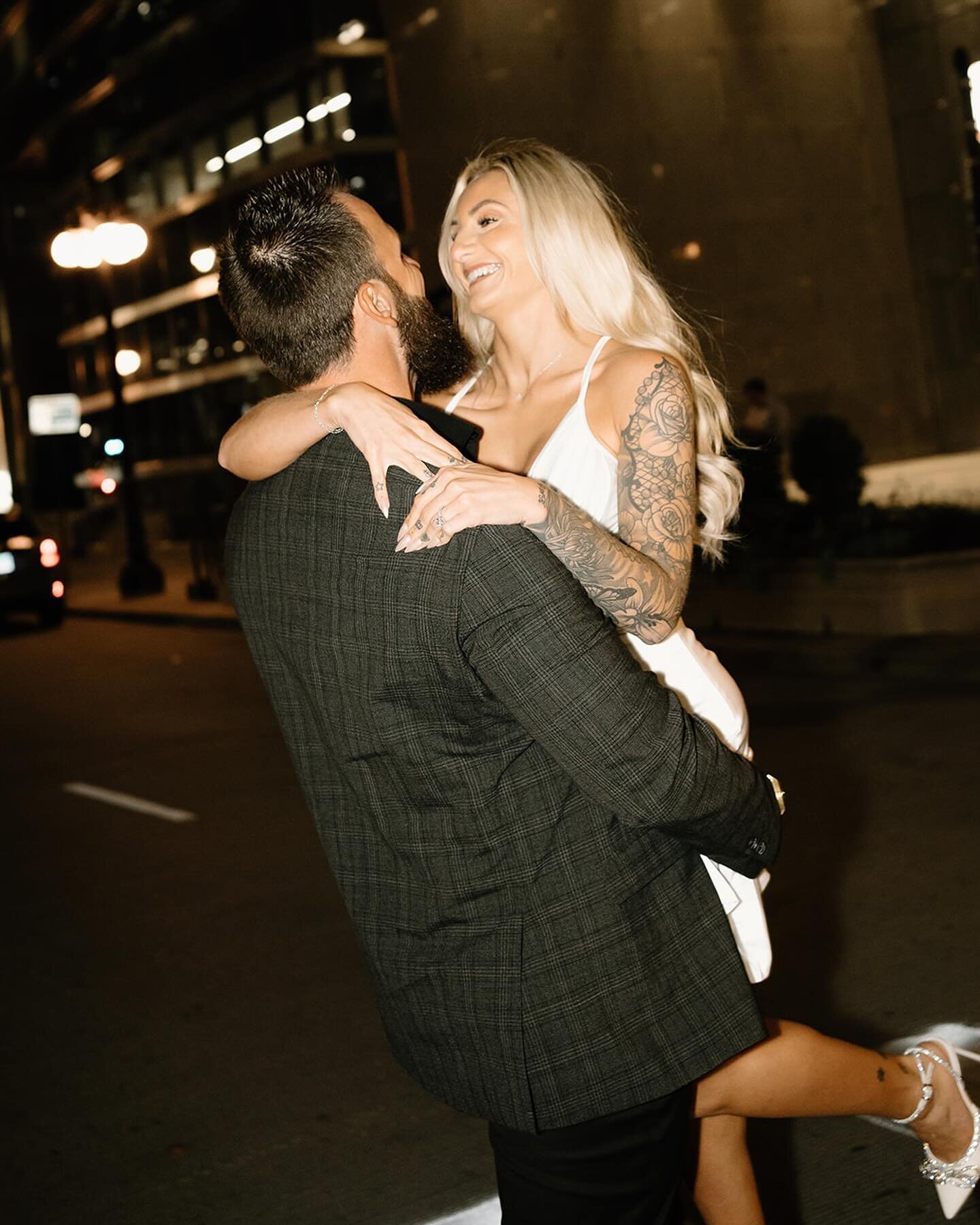 Marissa &amp; Michael&rsquo;s wedding portraits around the city 💜 They had a small intimate ceremony just the two of them, so they booked this session so they could document their love &amp; how gd badass they look in their wedding fits. Cheers y&rs