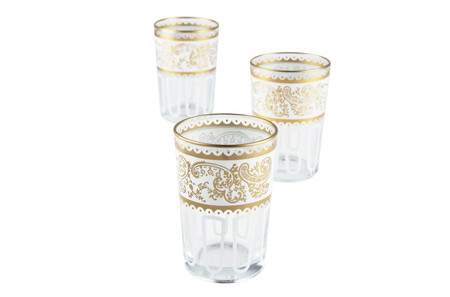 Royal Moroccan Tea Glasses, Moroccan Drinking Glasses – Pack Of 6