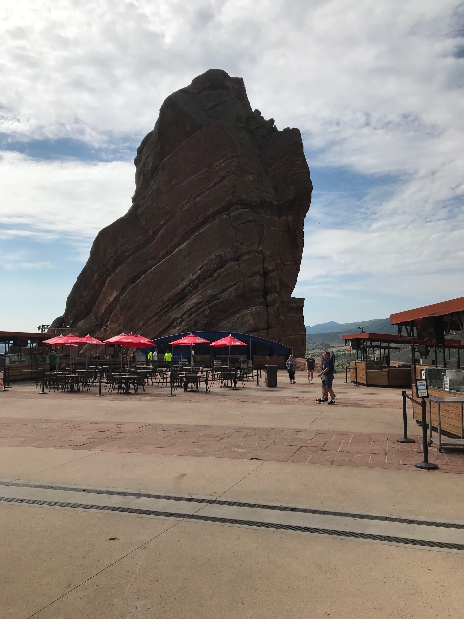 Entrance to Red Rocks.