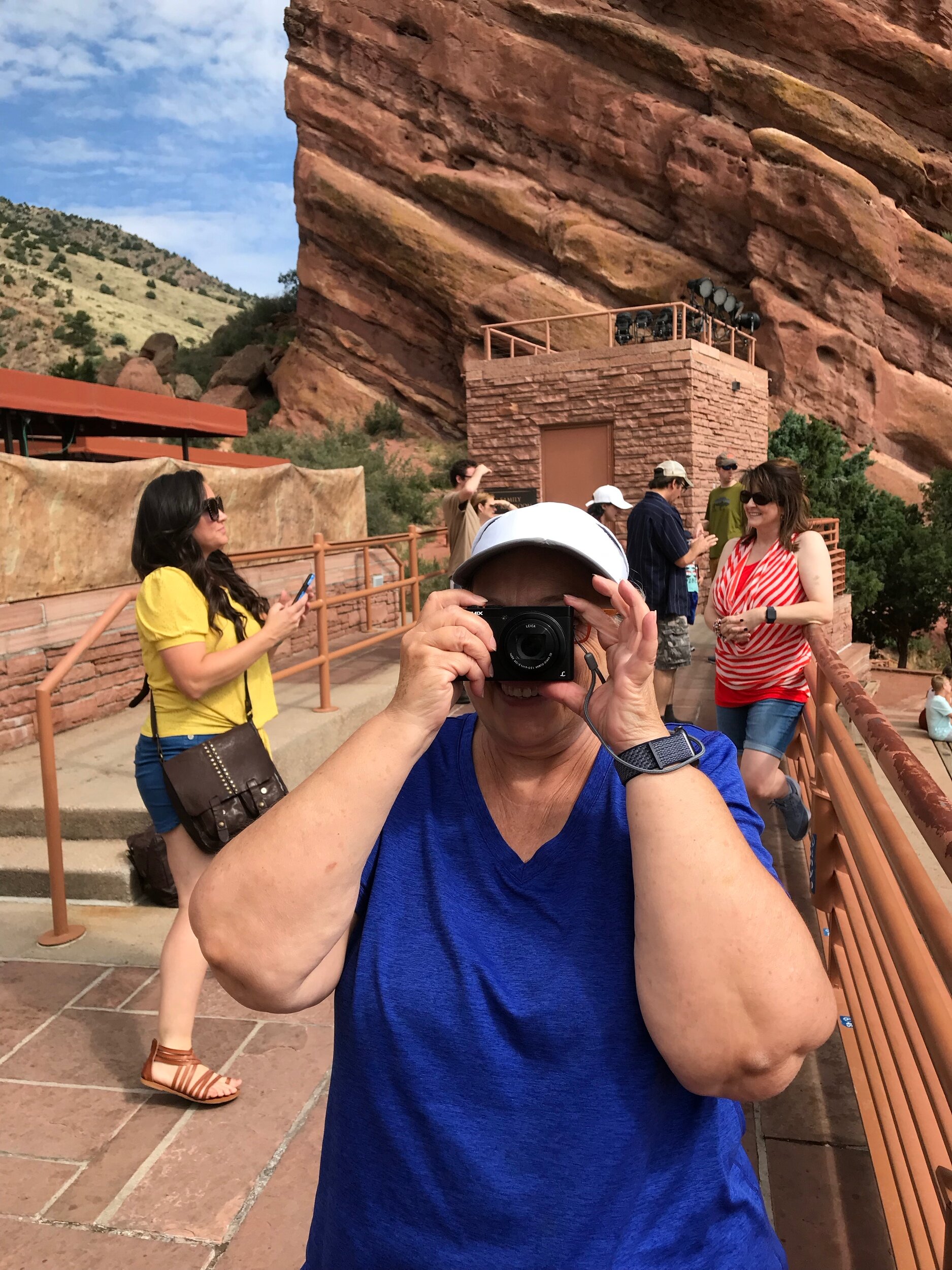 Susan taking copious photos.
