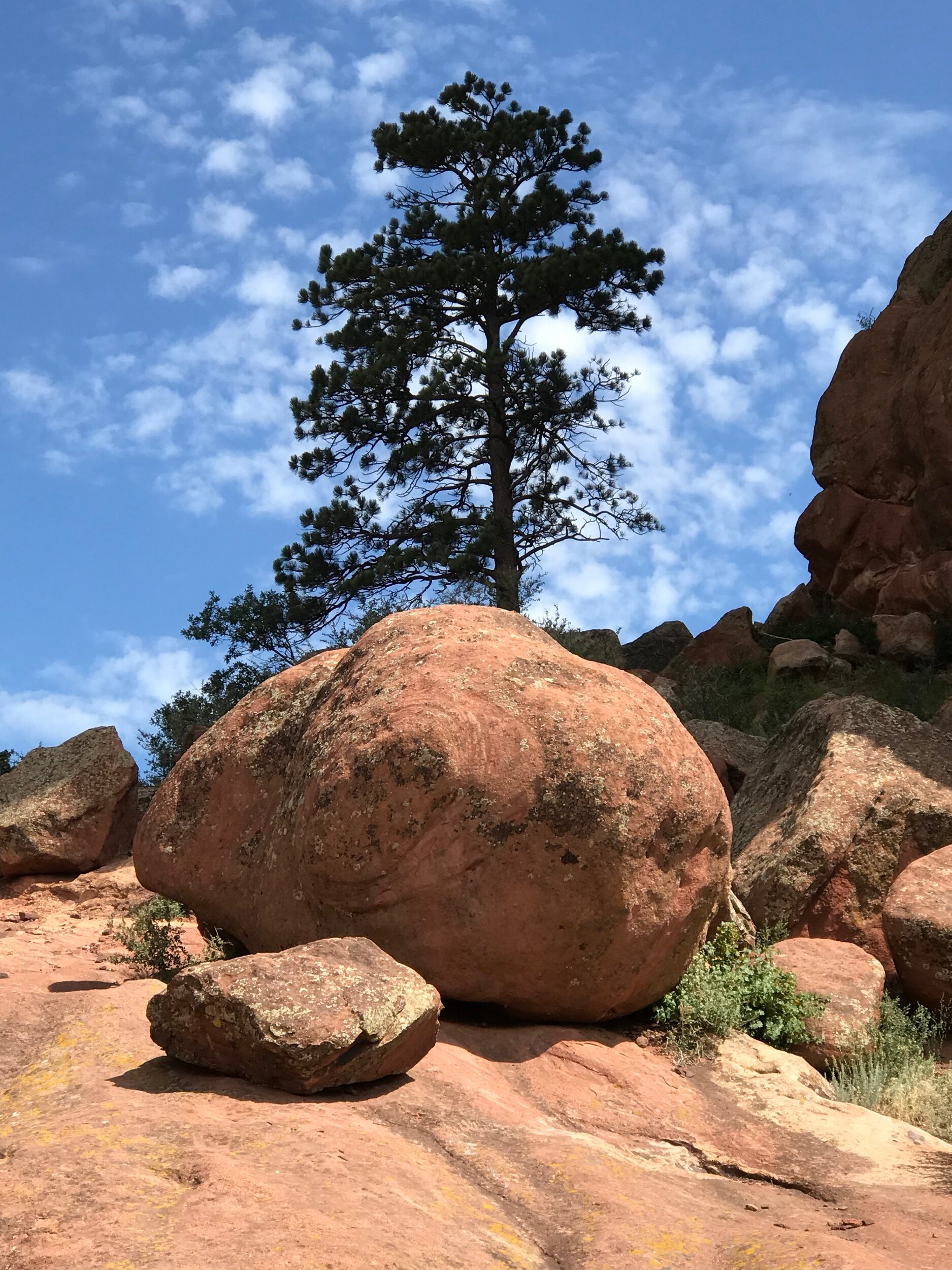 Big boulders.