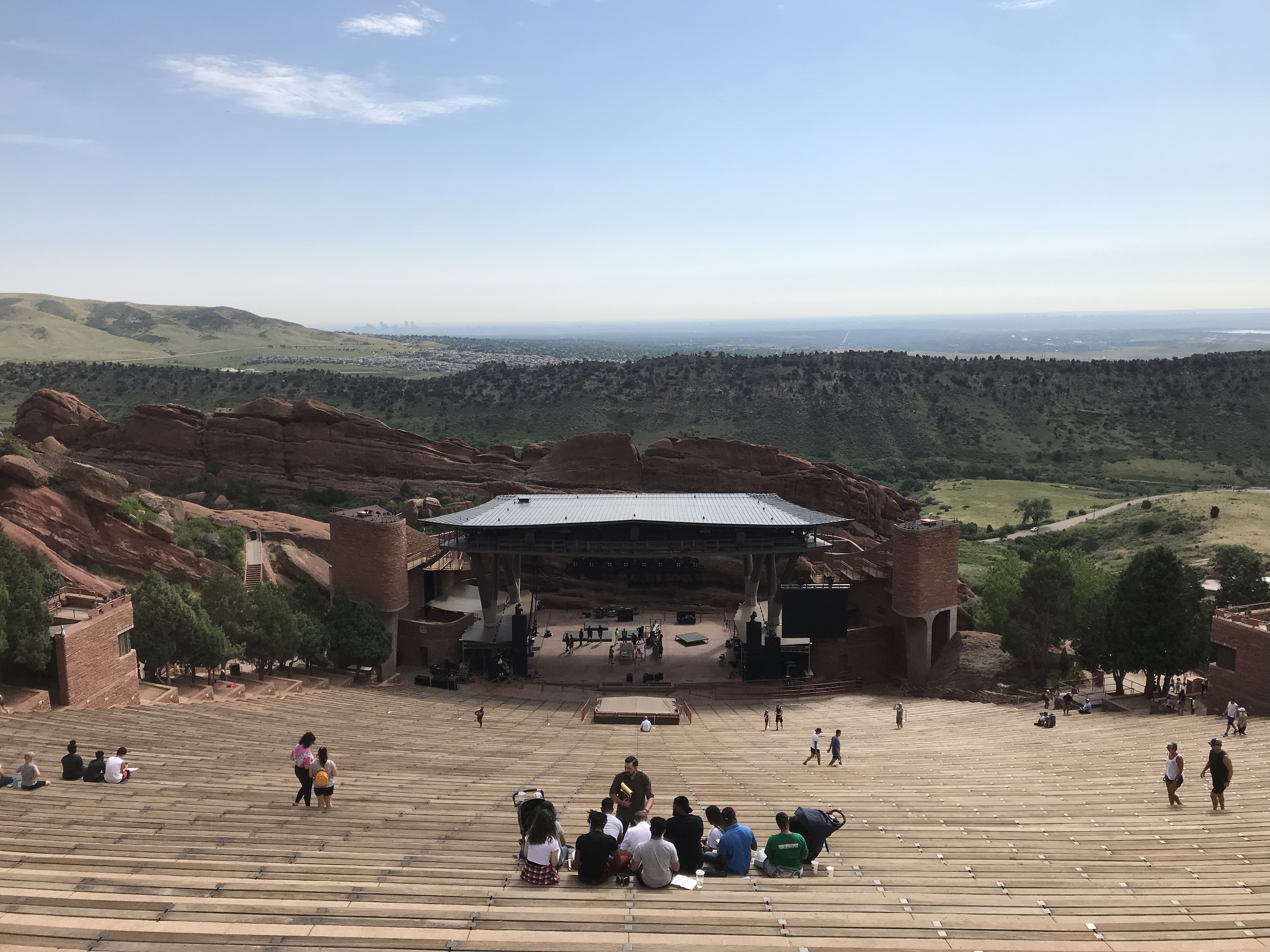 The amphitheater - built by WPA! I have a hard time even imagining the work that went into this.