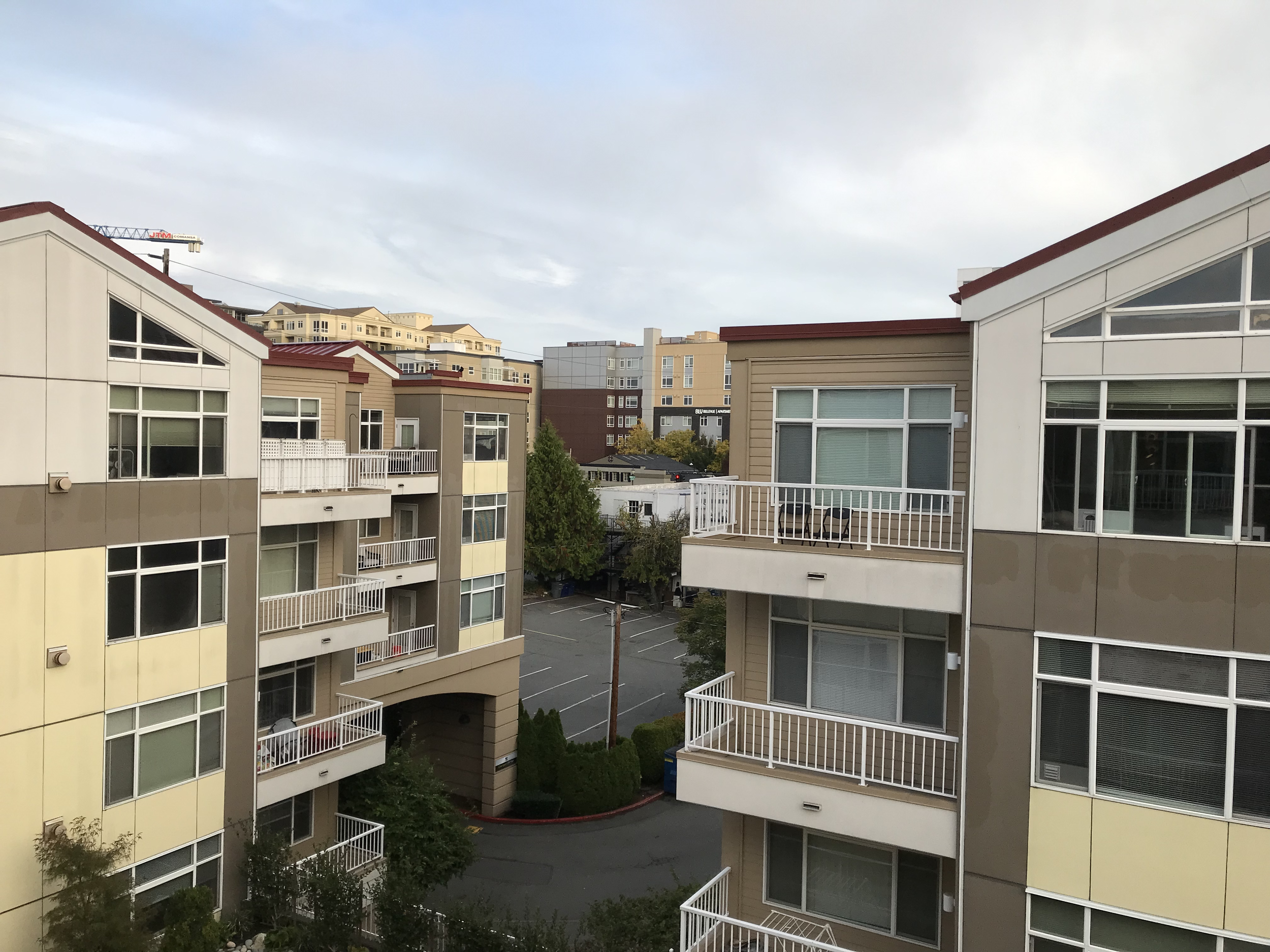 View from our apartment.