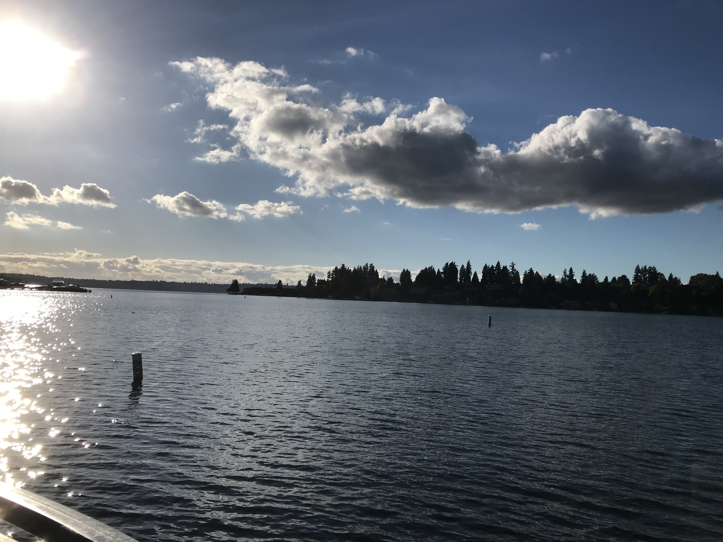 The lake.