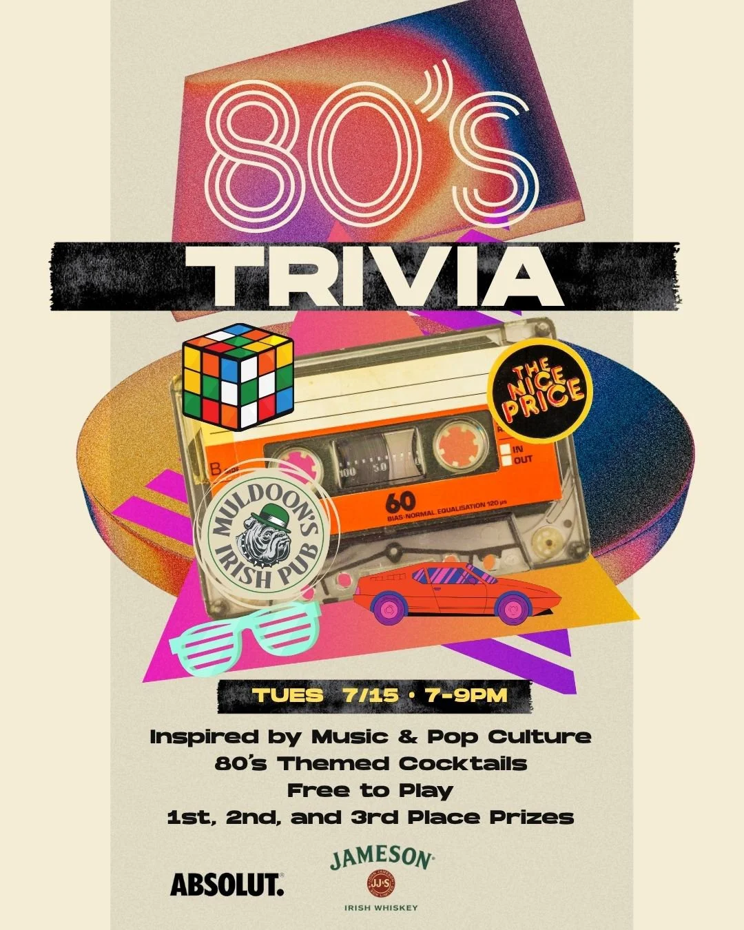 80s themed trivia night