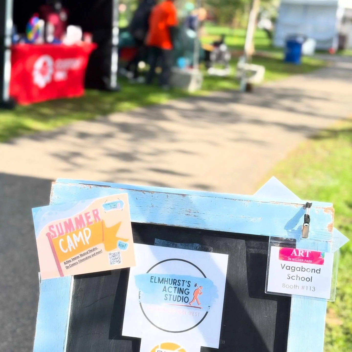 We had a great time talking to families about our SUMMER CAMPS at the Art in Wilder Park event today in Elmhurst! &ldquo;What cool and unique camps!&rdquo; was heard at one point! Thanks @elmhurstartmuseum for a great event! #elmhurst #aiwp #artinwil