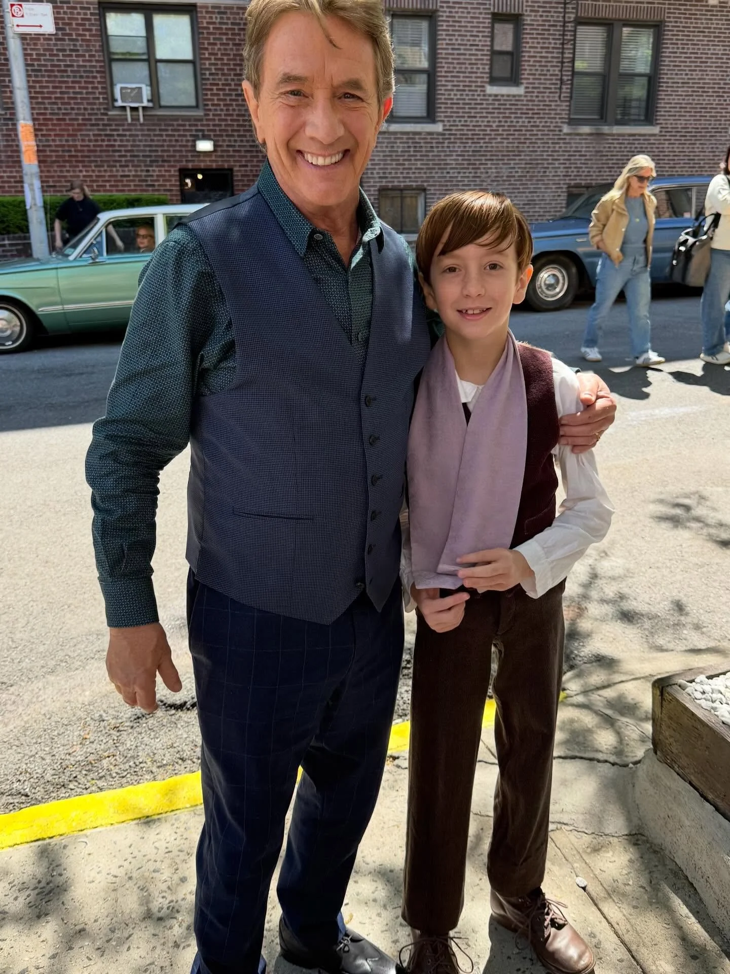 CONGRATS to our student Hayes for his episode of Only Murders in the Building where he plays a young Martin Short.  Check him out in season 5 episode 6. He was coached and taped at our studio in Elmhurst. #followtheopenroad #vagabondschool #workingac