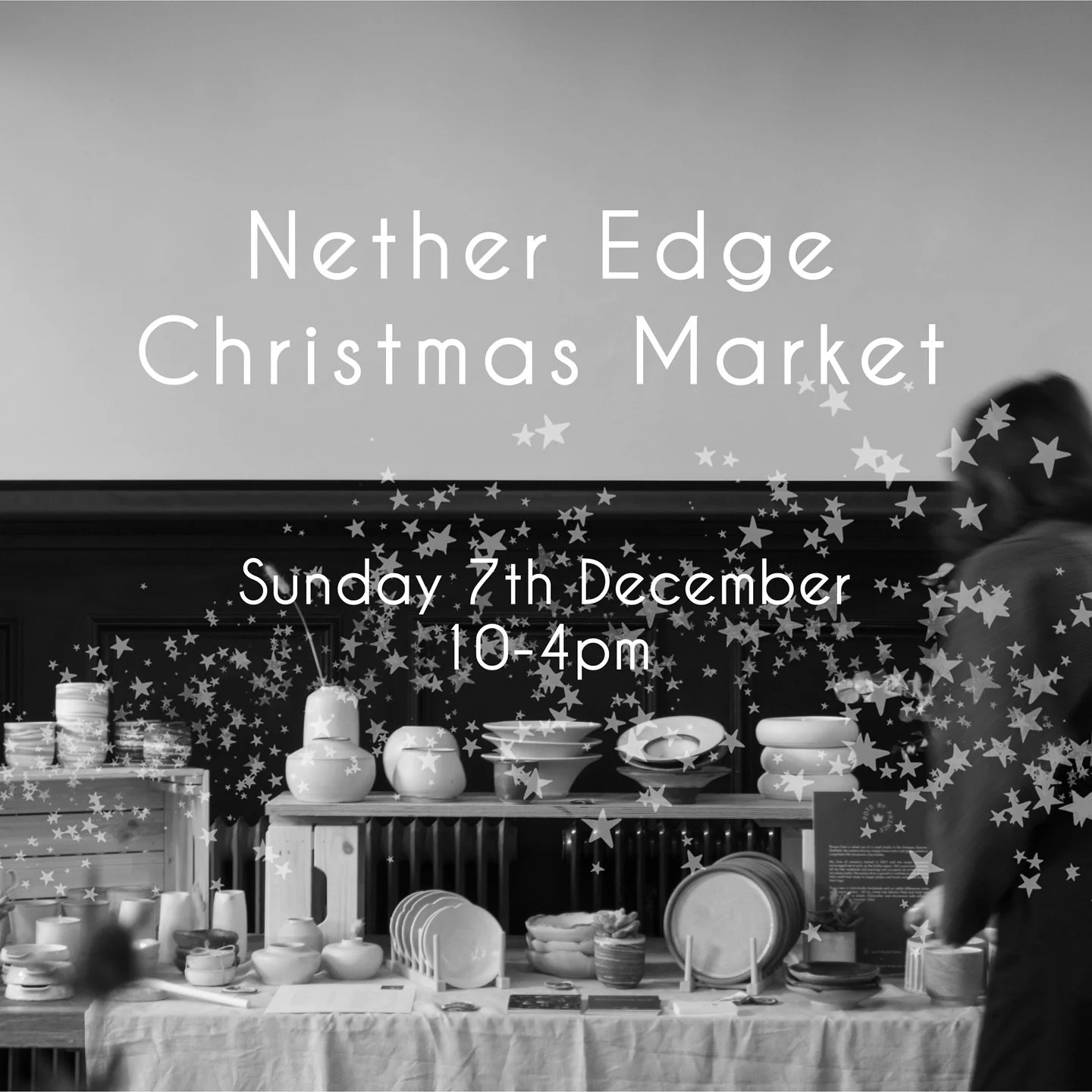 I&rsquo;m excited to share that I&rsquo;ll be at the Nether Edge Christmas Market on Sunday, the 7th of December from 10-4 pm 🎄

I&rsquo;ll be bringing a collection of hand-thrown mugs, candles, vases, plates, and unique one of pieces perfect for fe