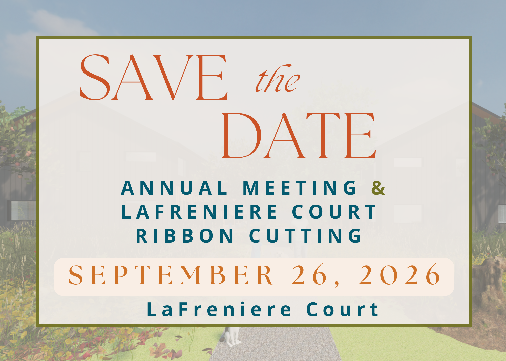 Annual Meeting &amp; LaFreniere Court Ribbon Cutting