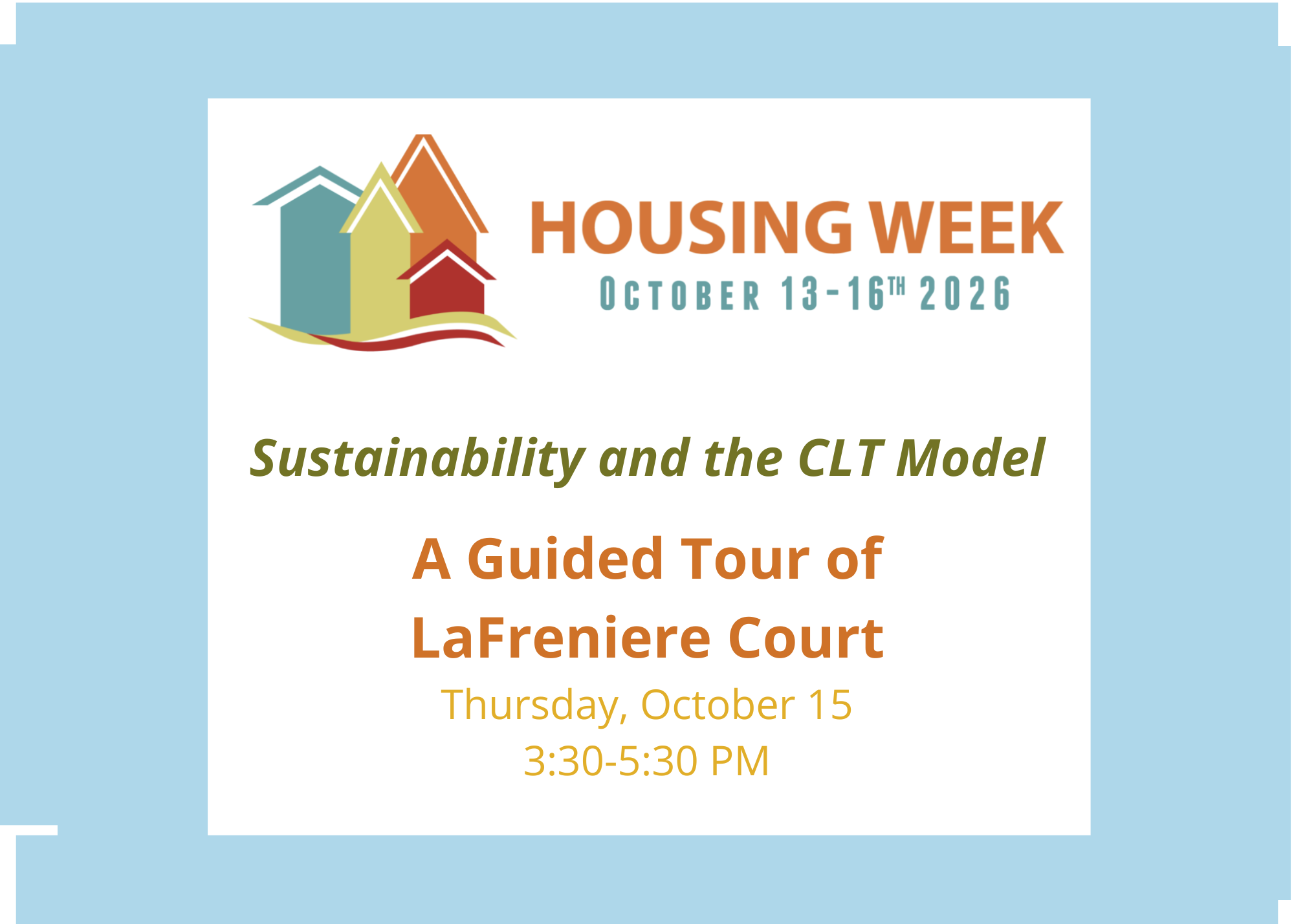 Housing Week: LaFreniere Court Tour