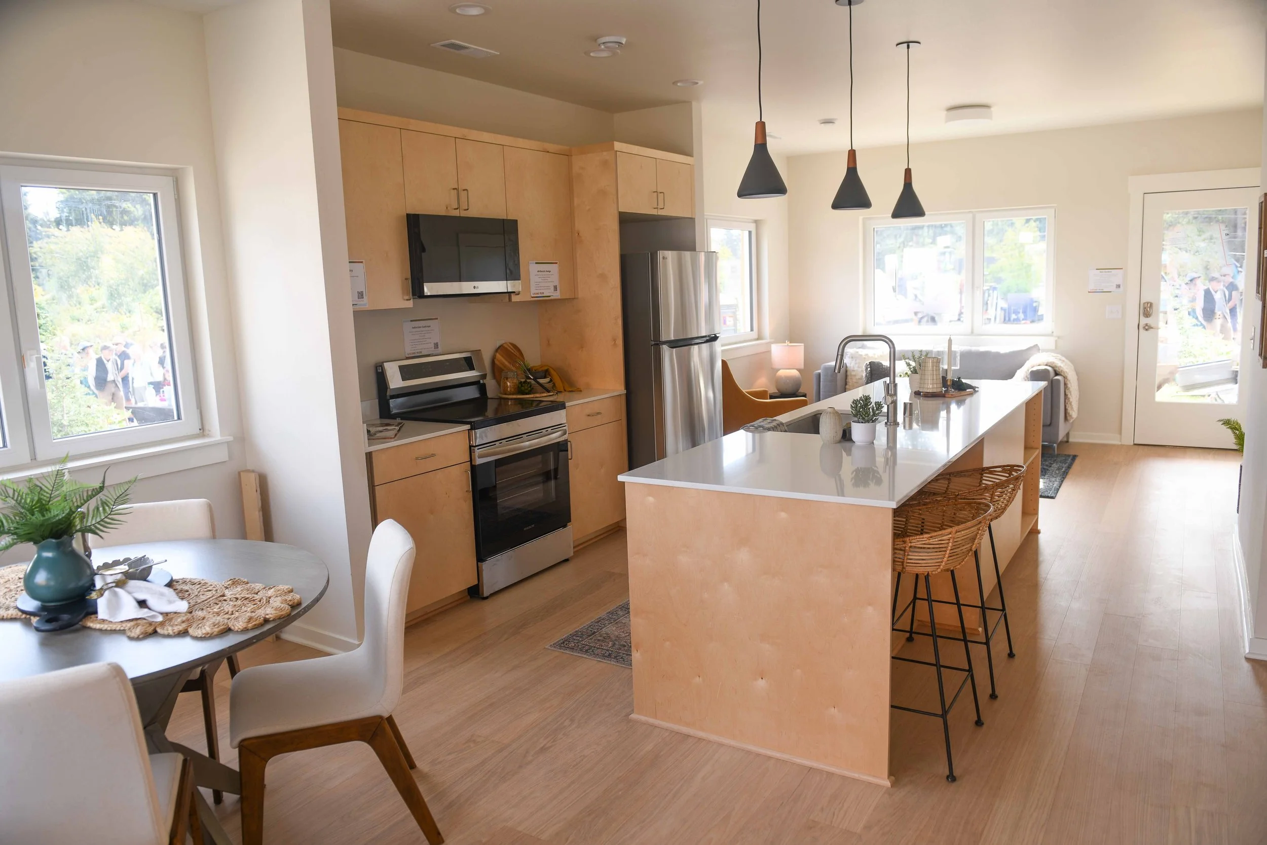 ADA-ready interior kitchen.