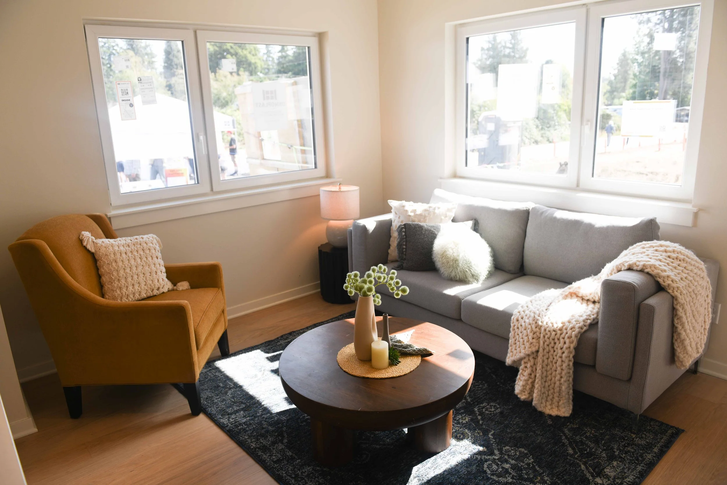 ADA-ready interior living room.