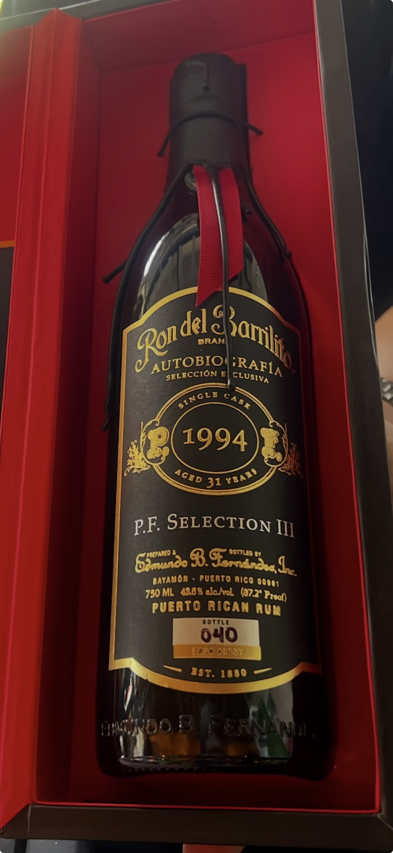 Ron del Barilito P.F. Selection III 1994 Tasting
