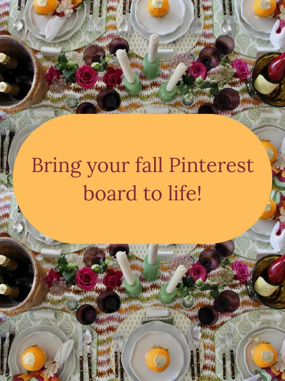 Bring your Pinterest board to life with some of our fall favorites here at M&eacute;lange 🍂

#massachusettsfall #autumn #capecod #partyhosting