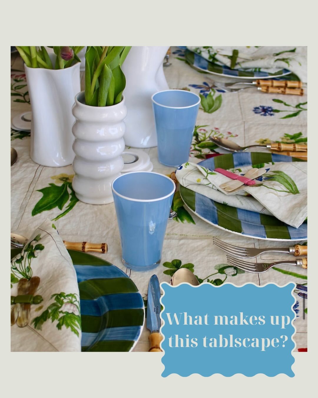 From plates, to florals, to prints, to perfect finishing touches&hellip; We have it all! Swipe to see every piece behind this look 🩵

@twowebster @thebartopshop #interiordesign #capecodsummer #tablescape #coastalhome #shoplocal