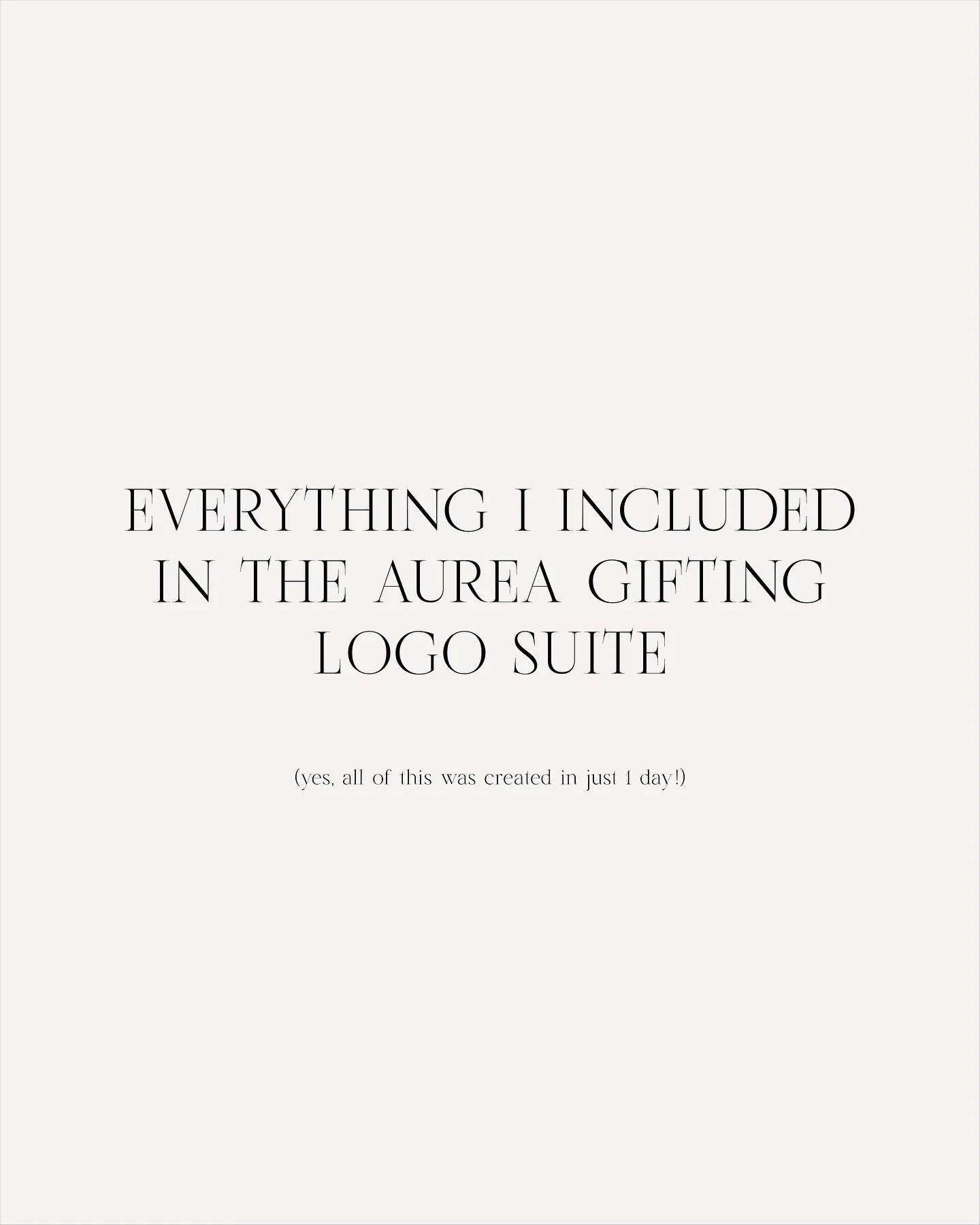A brand is never just one logo.

This is the full suite we created for Aurea Gifting. Five logo variations, two tagline logos and a custom flower icon. Designed to flex across packaging, socials and beyond.

Thoughtful, versatile, elevated.

#BrandDe