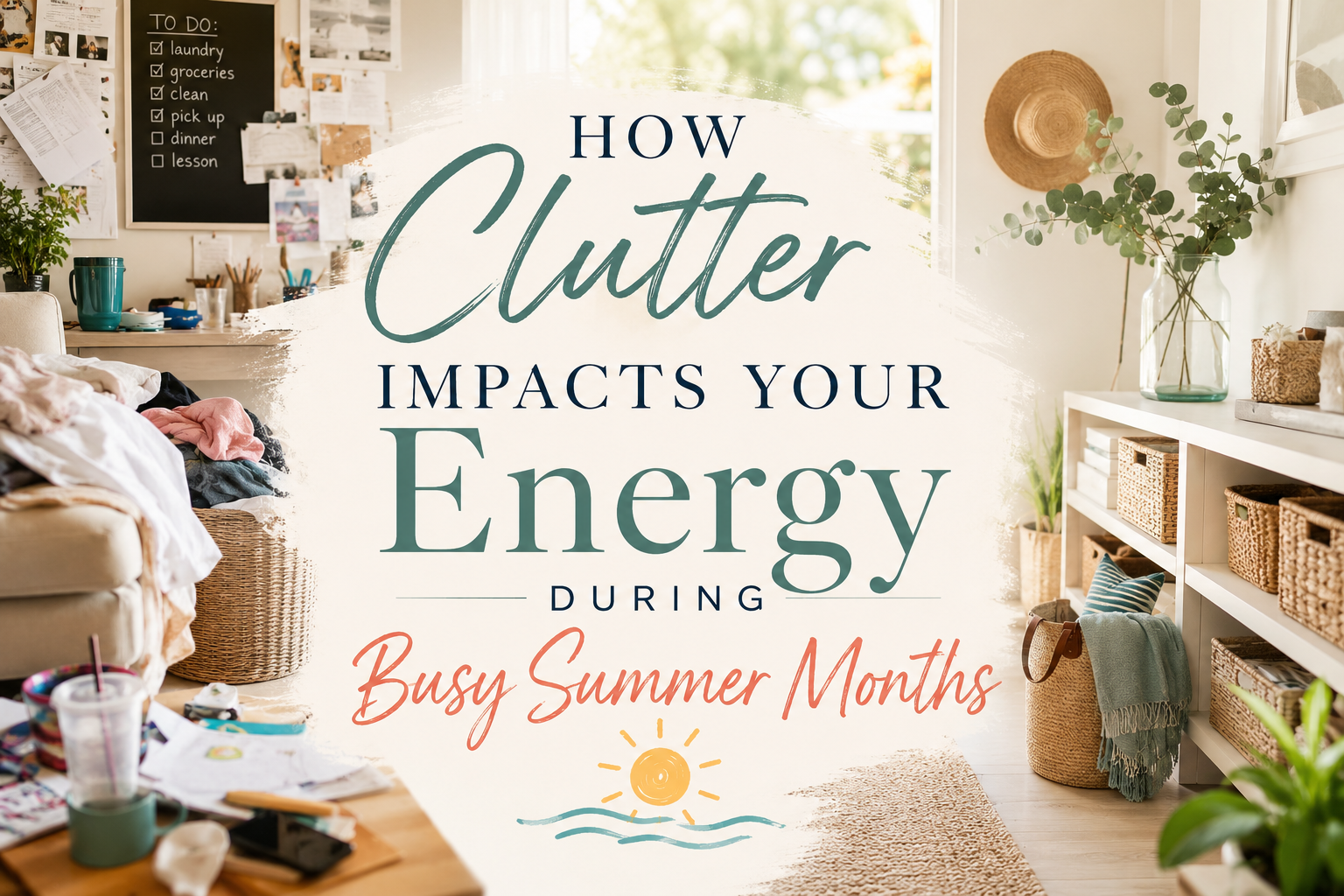 How Clutter Impacts Your Energy During Busy Summer Months