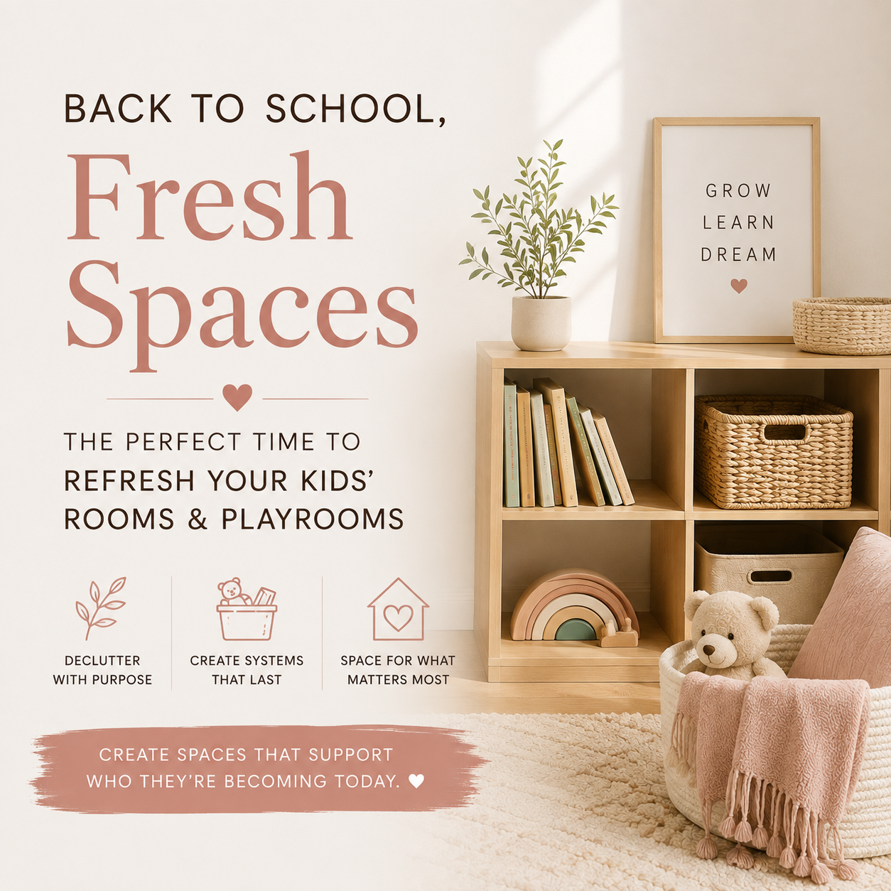 Back to School, Fresh Spaces: Why Now Is the Perfect Time to Refresh Your Kids’ Rooms &amp; Playrooms