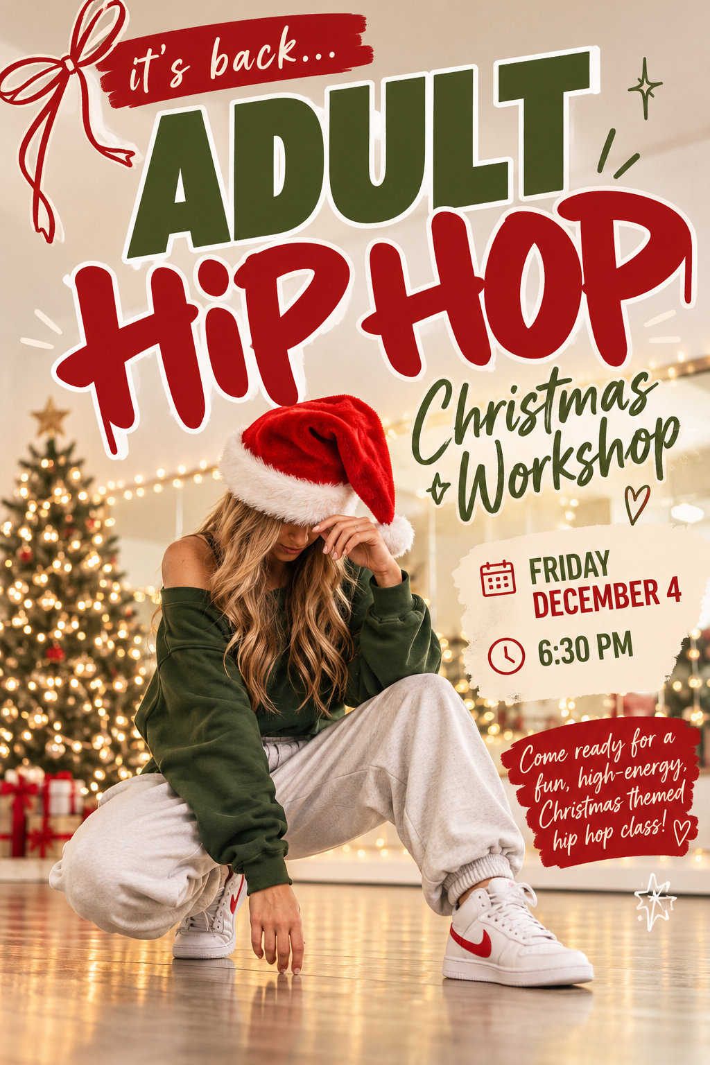 Adult Hip Hop Christmas Workshop