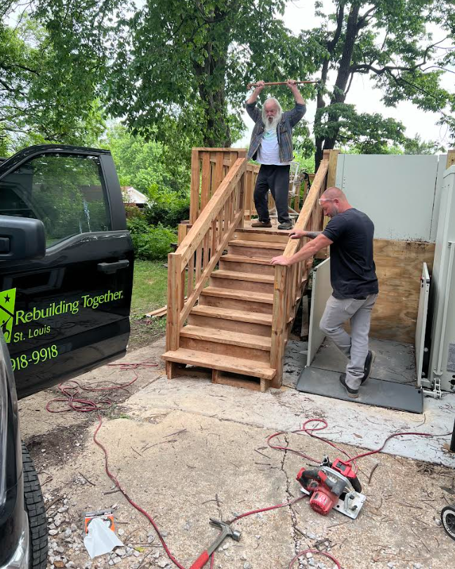 Helping Veterans stay safe in their home. Partnered with Rebuilding Together St Louis and STL Reno May 2026