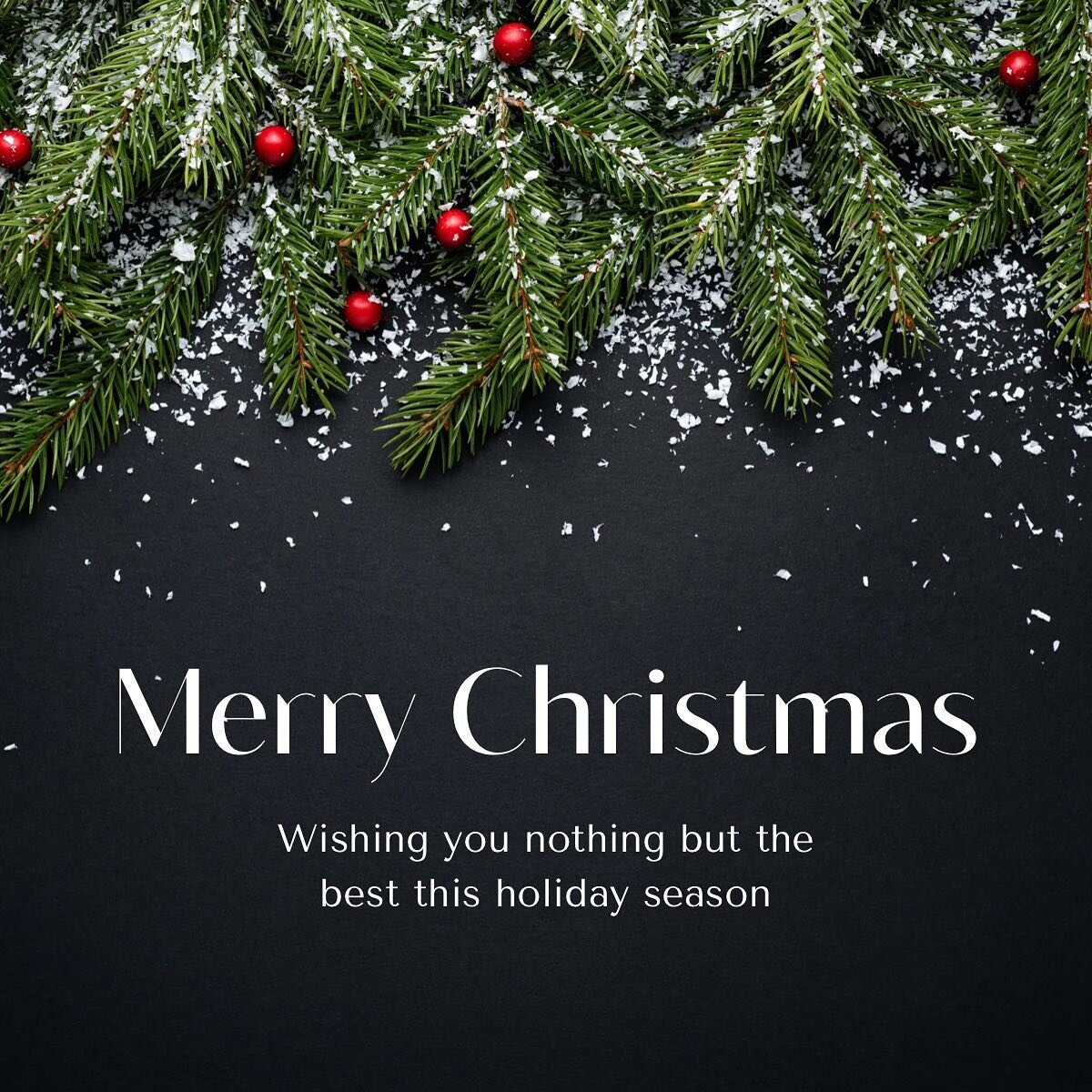 Merry Christmas to all my friends, family and clients!