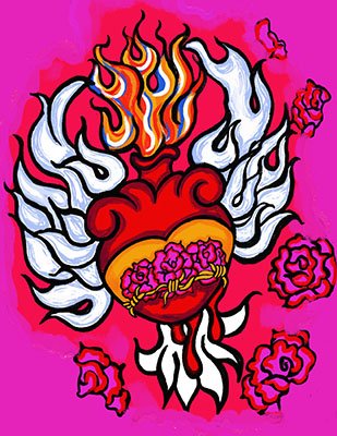 Flaming Heart