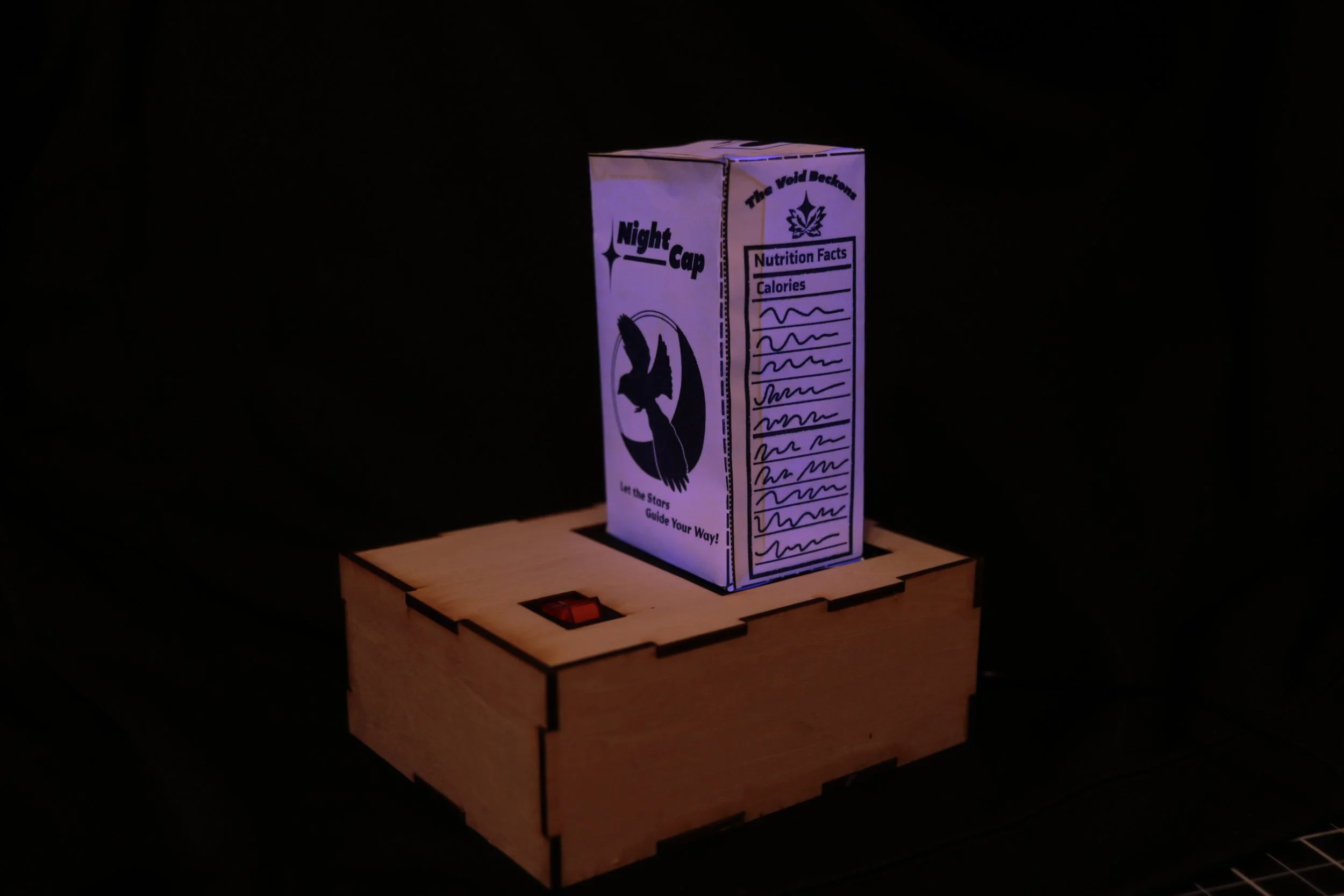 The box with light