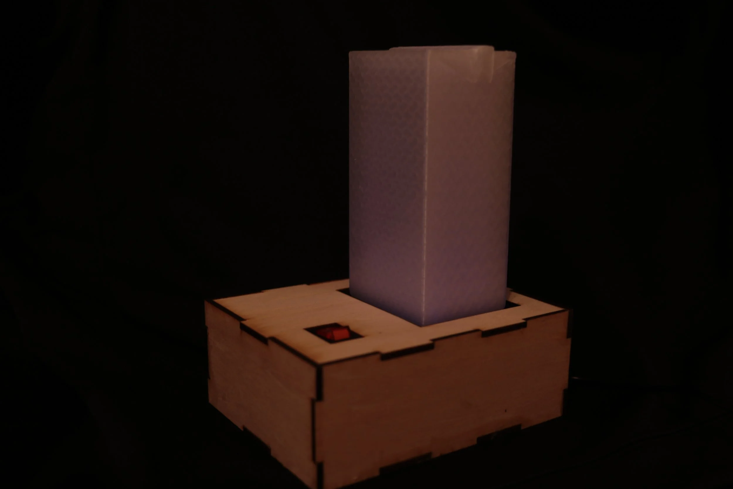 The box with light