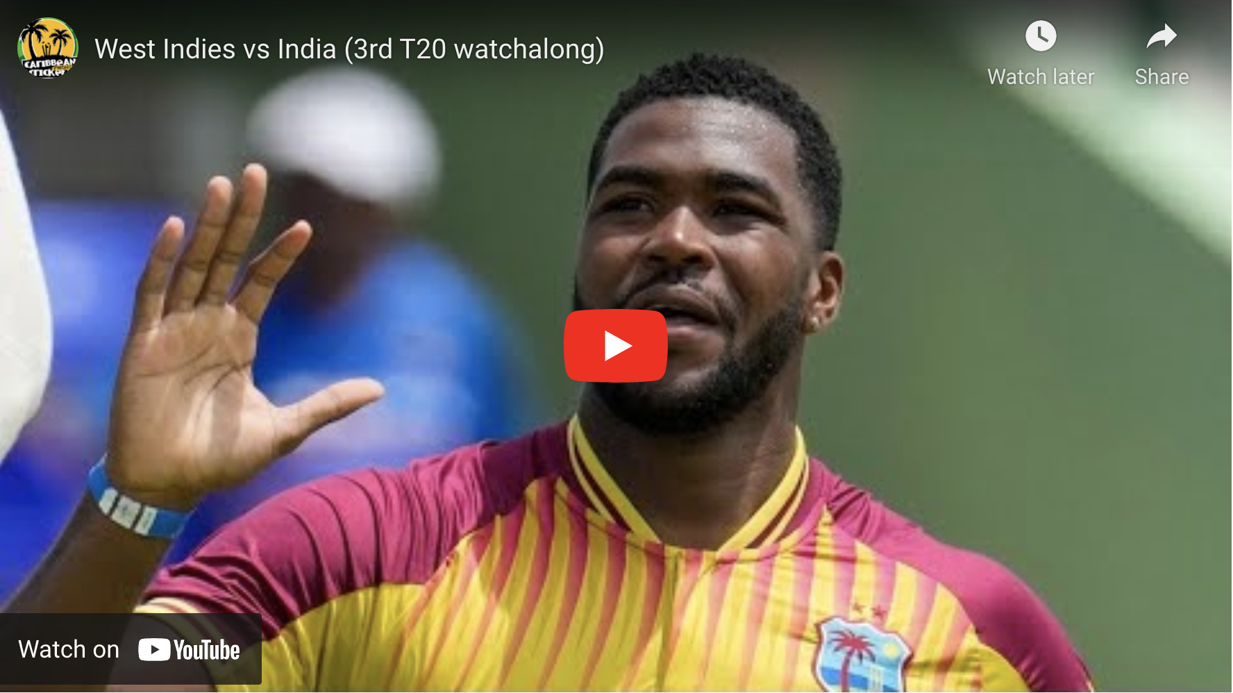 West Indies vs India (3rd T20 watchalong)