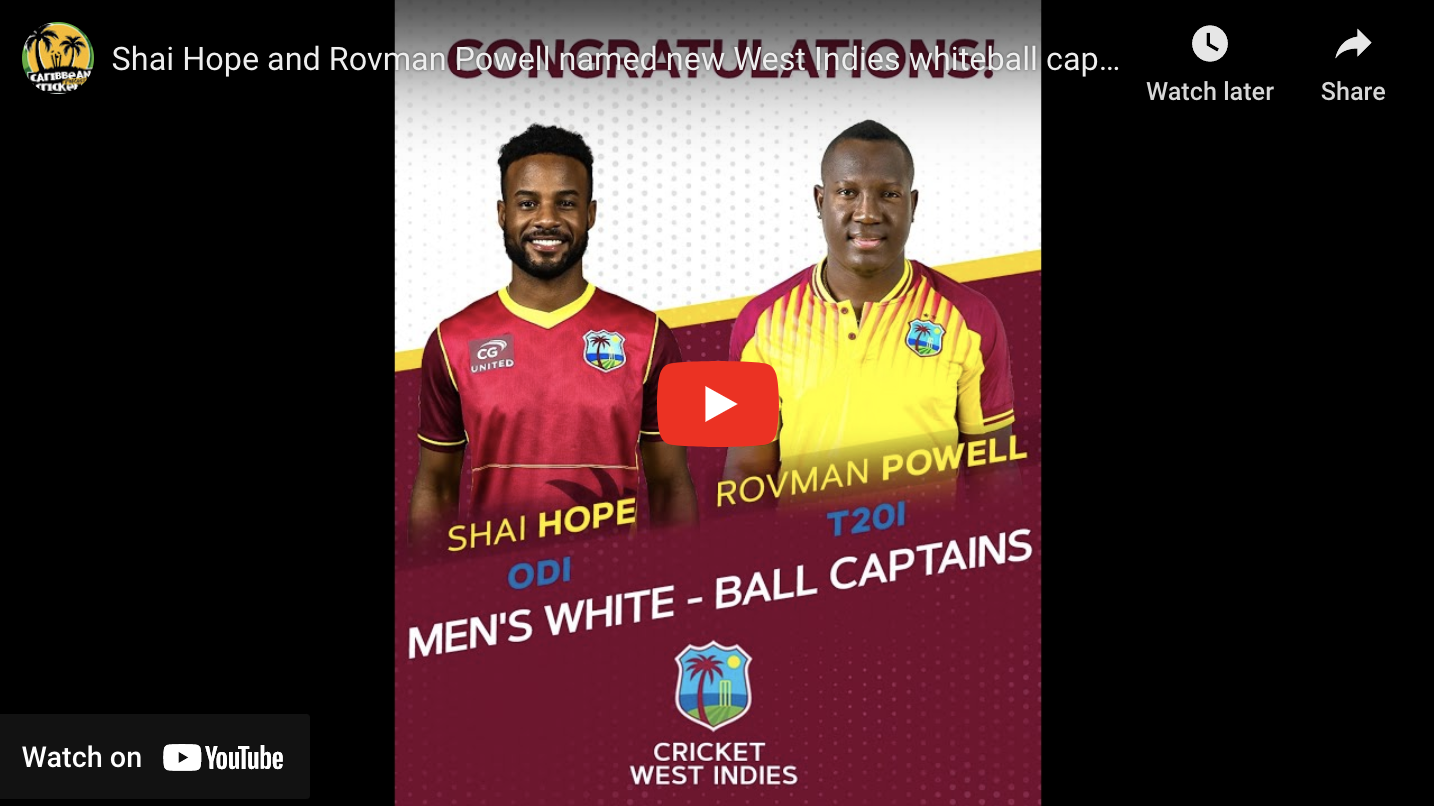 Shai Hope and Rovman Powell named new West Indies whiteball captains - will anything change?