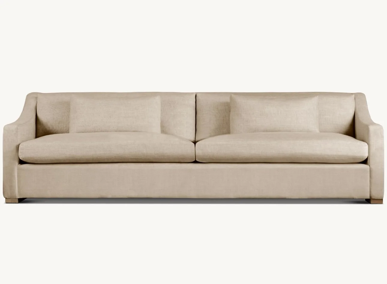 Restoration Hardware-Belgian Classic Slope Arm Slipcovered Sofa