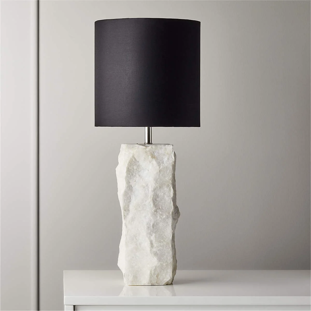RAW MARBLE TABLE LAMP