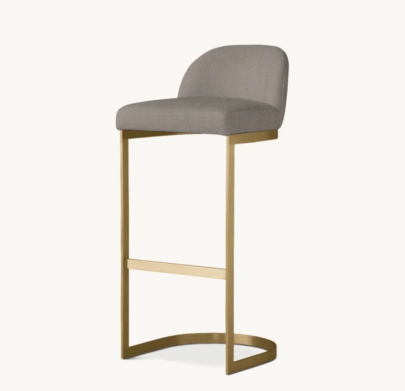 Restoration Hardware-1960s Rome Leather Bar & Counter Stool