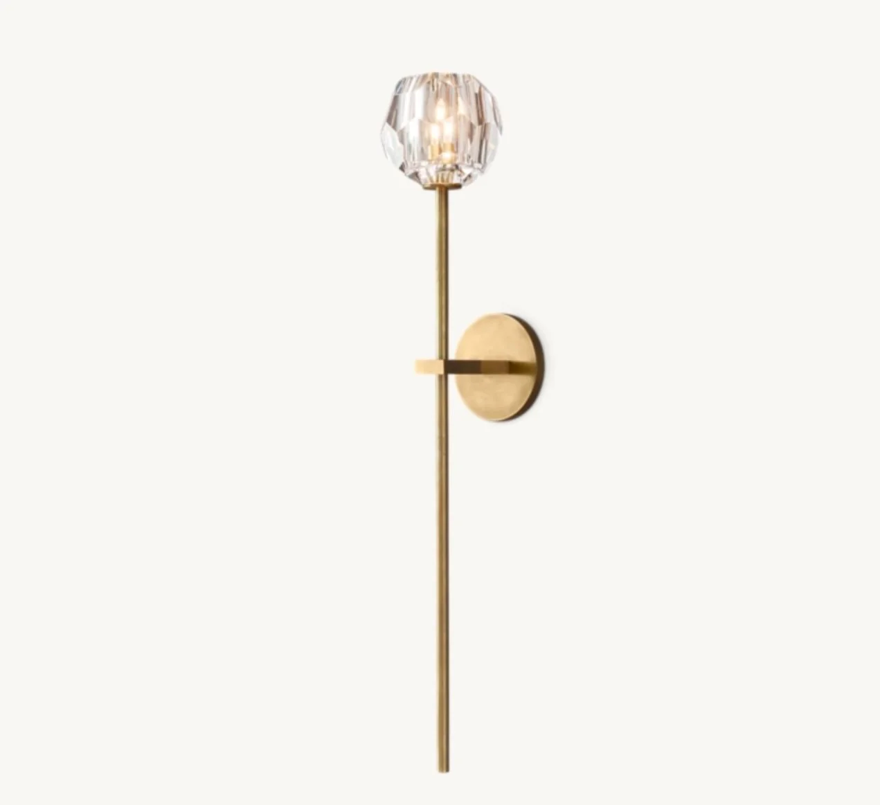 Restoration Hardware-Boule de Cristal Clear Glass Grand Sconce