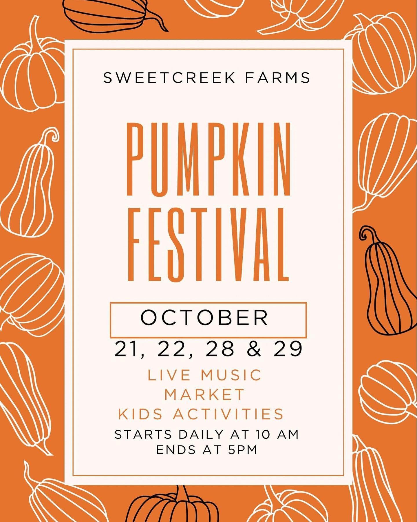 Local Book Friends! 📚 

I will be signing this weekend, October 21-22, at @sweetcreek_farmmarket at their annual Pumpkin Festival! 🎃 

I will be signing for Nicole AND M C Dixon.
Special guest signings by Jacob Dixon (Until Death) and G R Dixon (Da