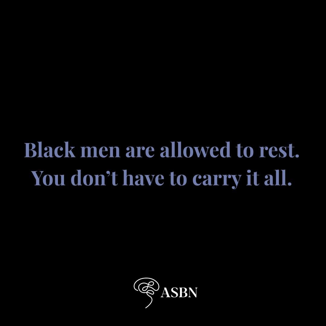 Too often, Black men are taught to suppress pain instead of process it.
But bottling it up isn&rsquo;t strength &mdash; it&rsquo;s survival. And healing starts with honesty.

This Men's Health Month, let&rsquo;s normalize vulnerability, therapy, and 